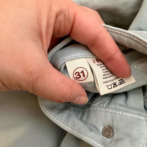 J Brand Light Blue Chino Pants size 31 - Picture 6 of 6